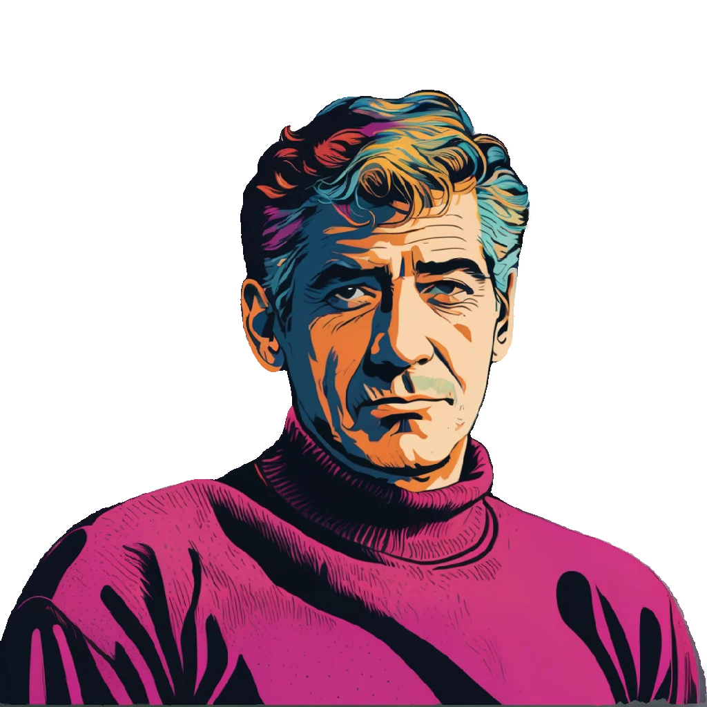 Illustratie van Leonard Bernstein