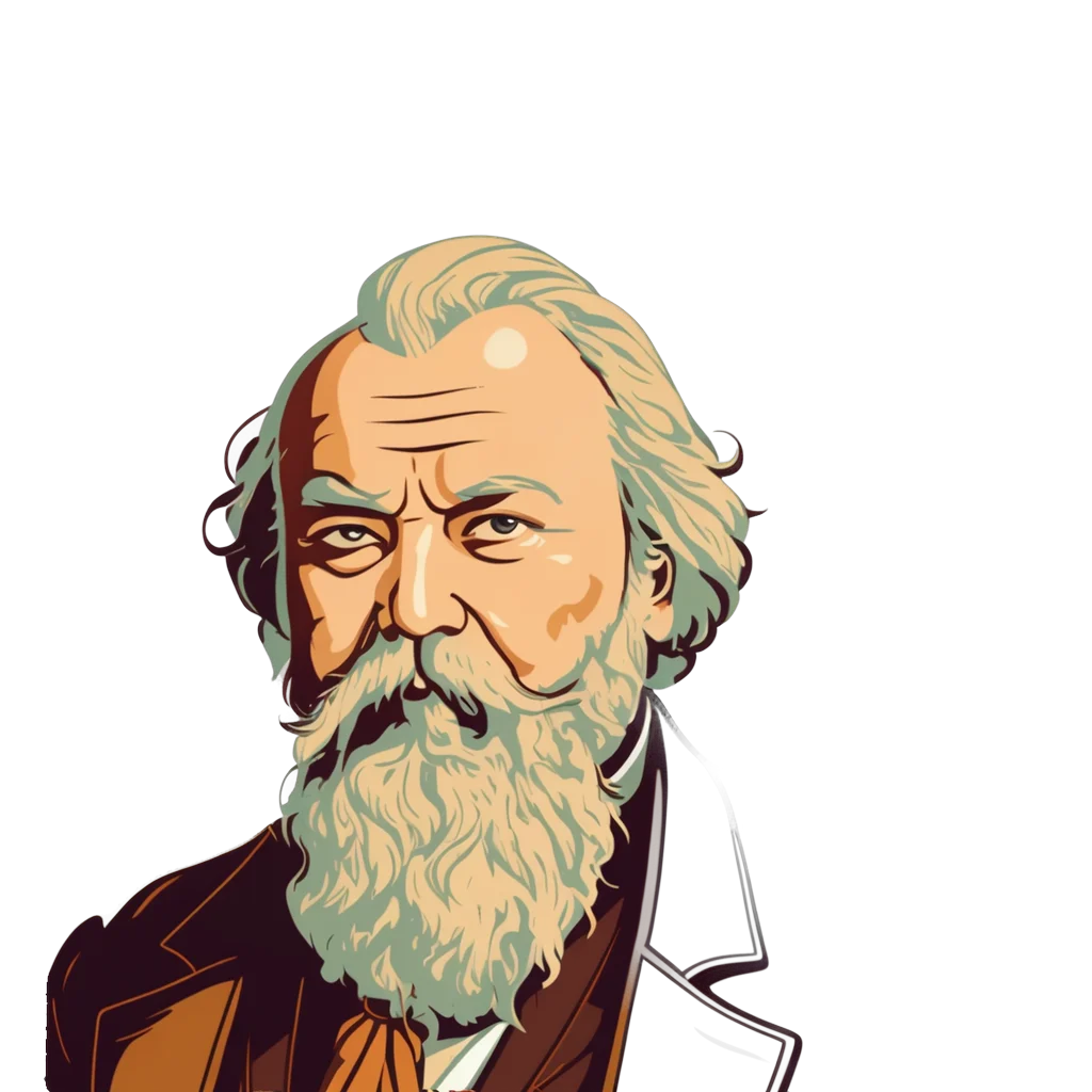 Illustratie van Johannes Brahms