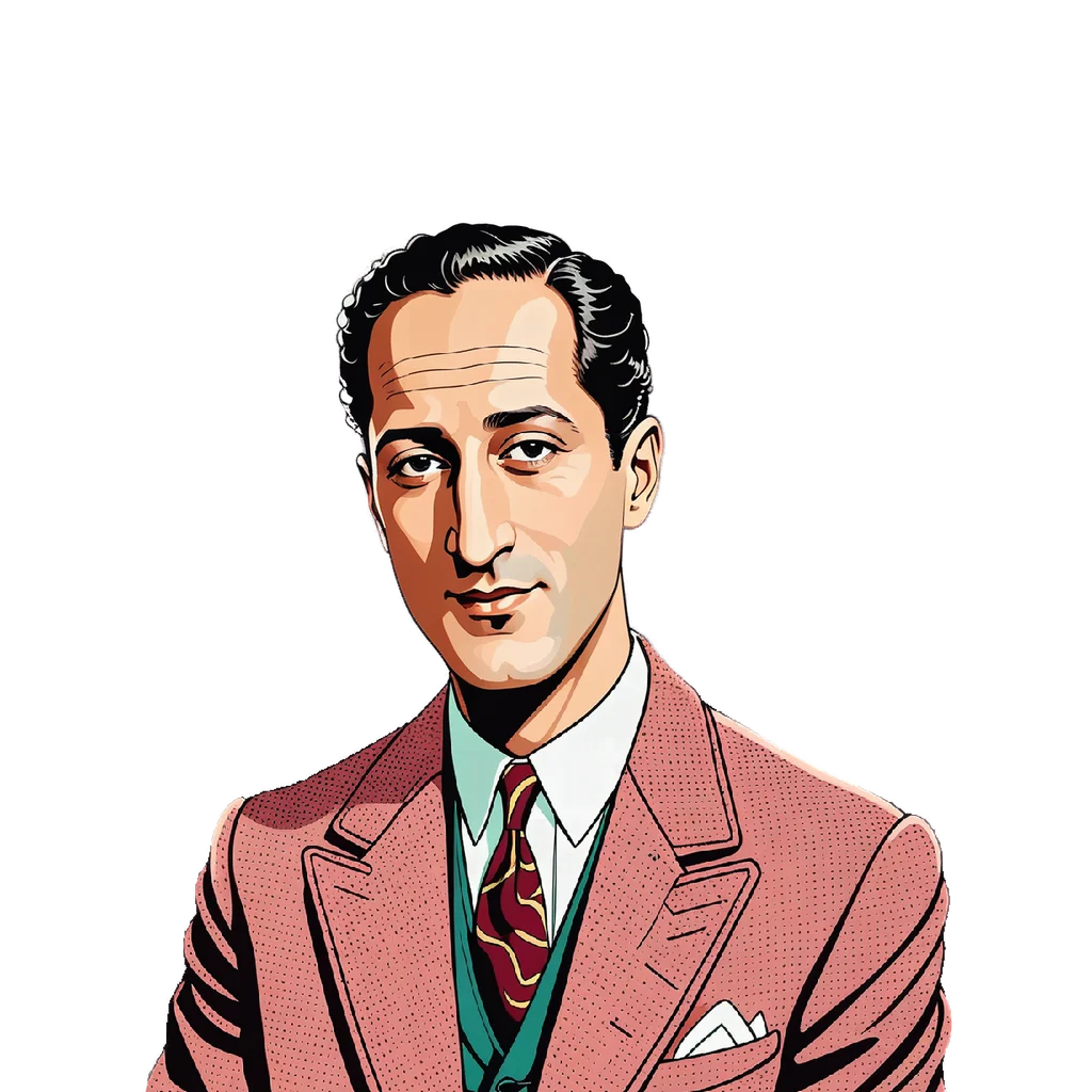 Illustratie van George Gershwin