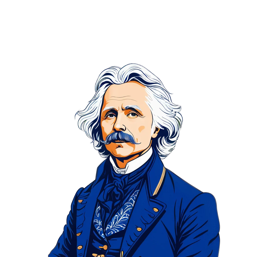 Illustratie van Edvard Grieg