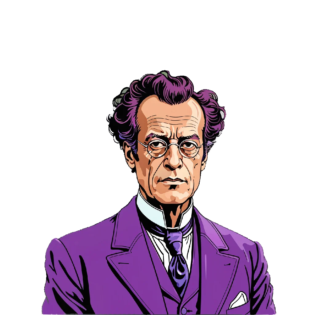 Illustratie van Gustav Mahler