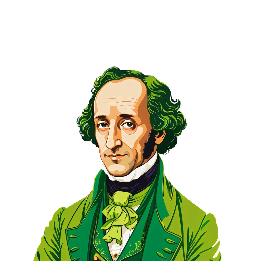 Illustratie van Felix Mendelssohn