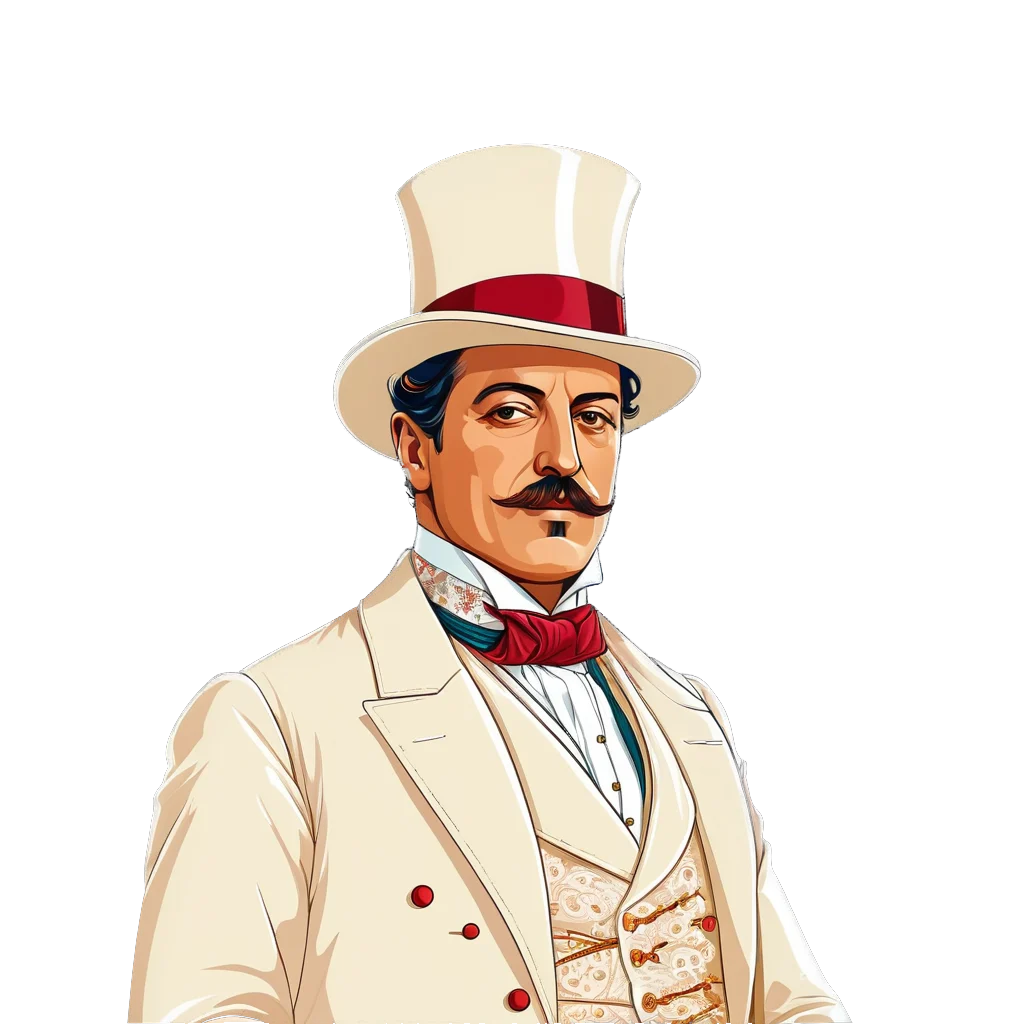 Illustratie van Giacomo Puccini