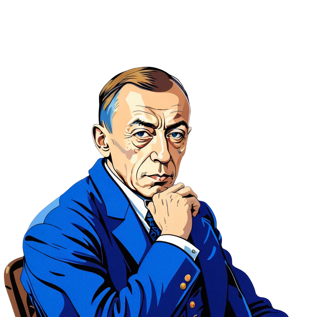 Illustratie van Sergej Rachmaninov