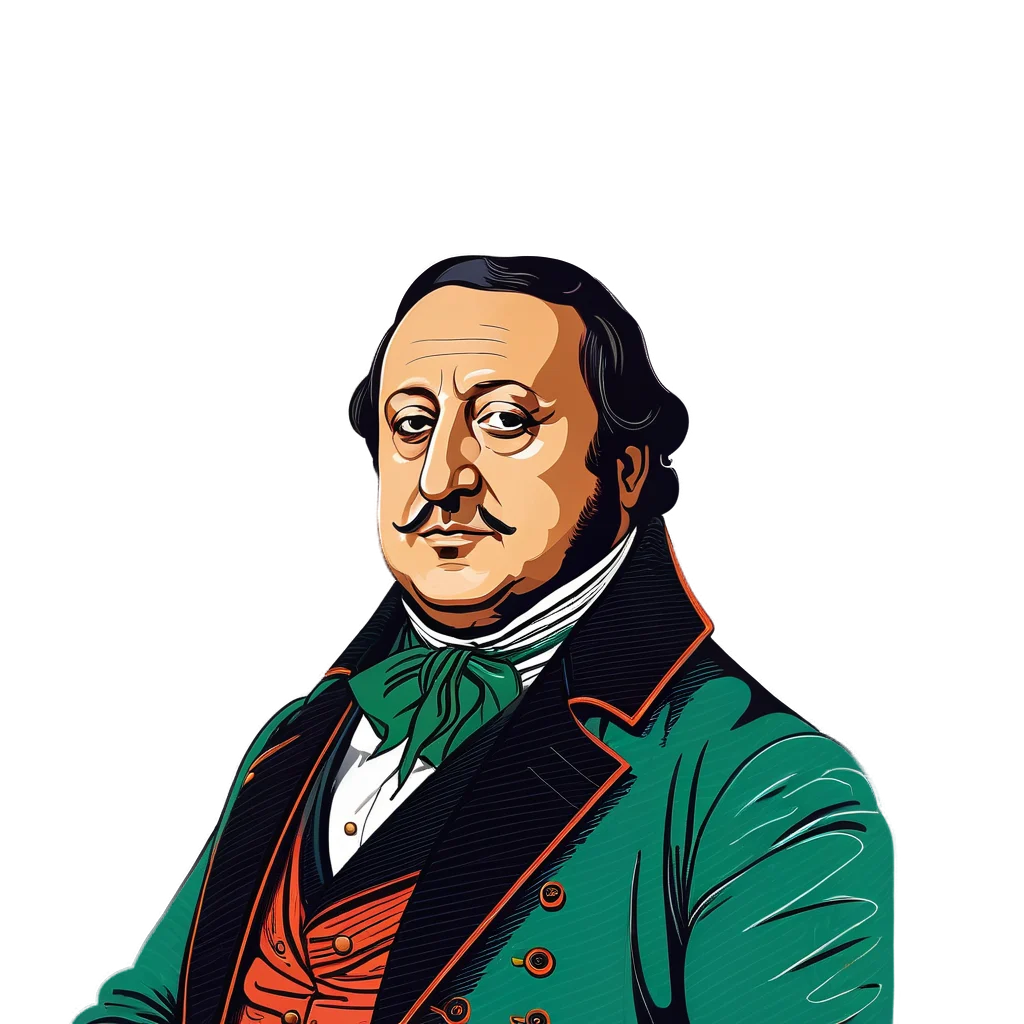 Illustratie van Gioachino Rossini