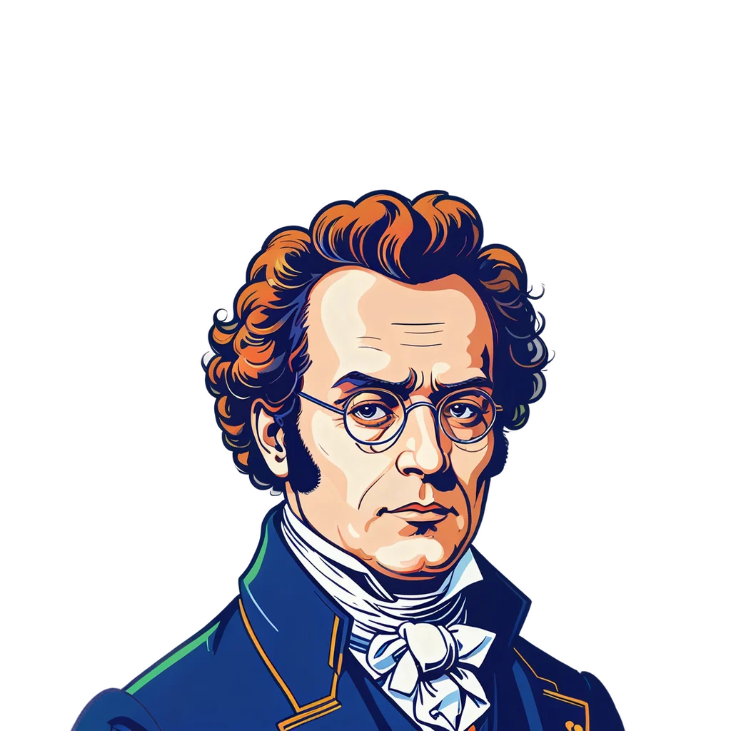 Illustratie van Franz Schubert
