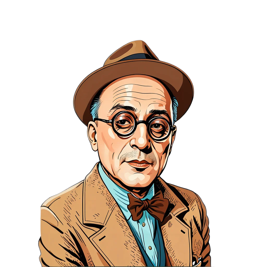 Illustratie van Kurt Weill